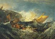 Joseph Mallord William Turner The shipwreck of the Minotaur, France oil painting artist